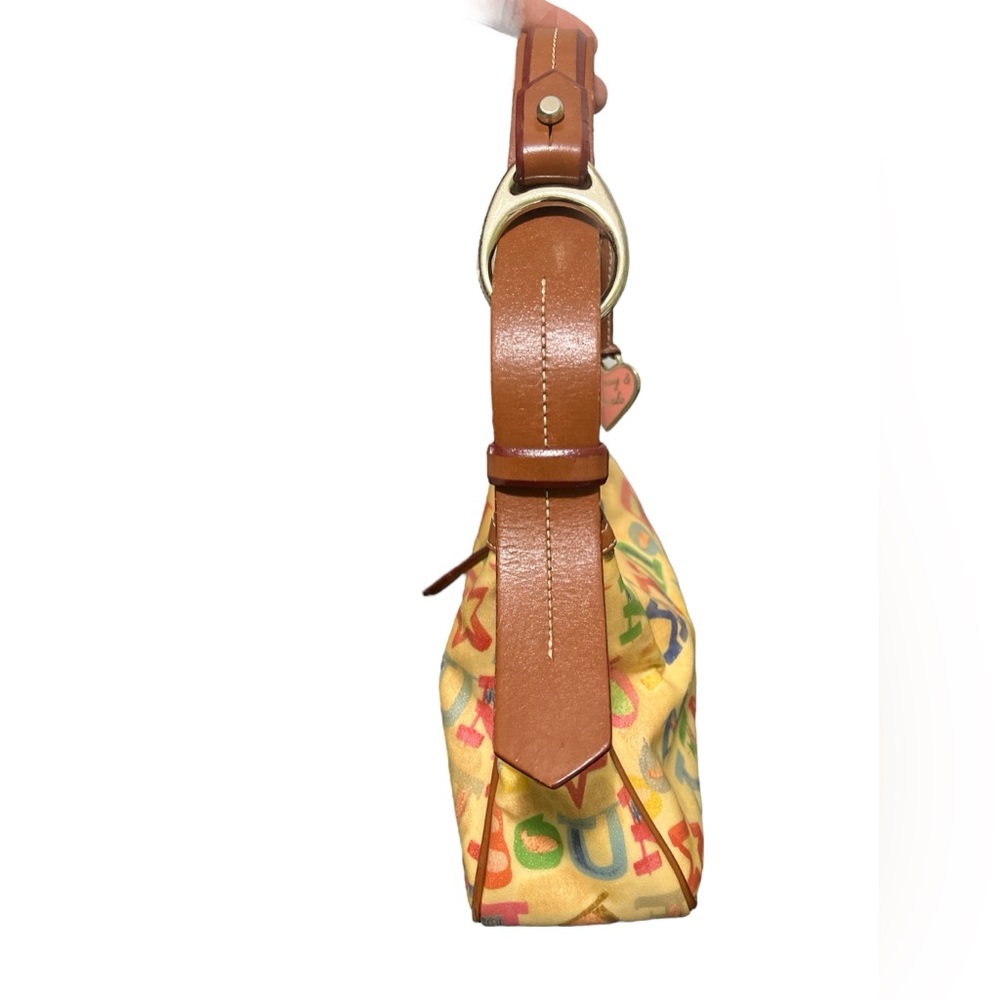 Dooney & Bourke Coated Rainbow Doodle Graffiti Y2K, Boho Handbag Purse Tote 👜 - Picture 9 of 16